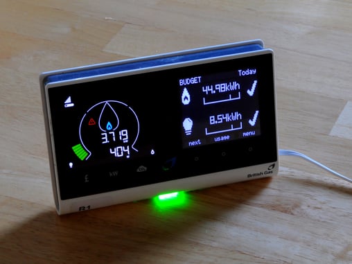 British Gas SMETS 1 smart energy monitor.