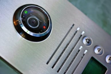 Entry intercom with camera.