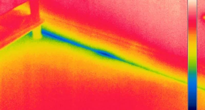 Thermal bridge between floor and wall Thermal bridge between floor and wall